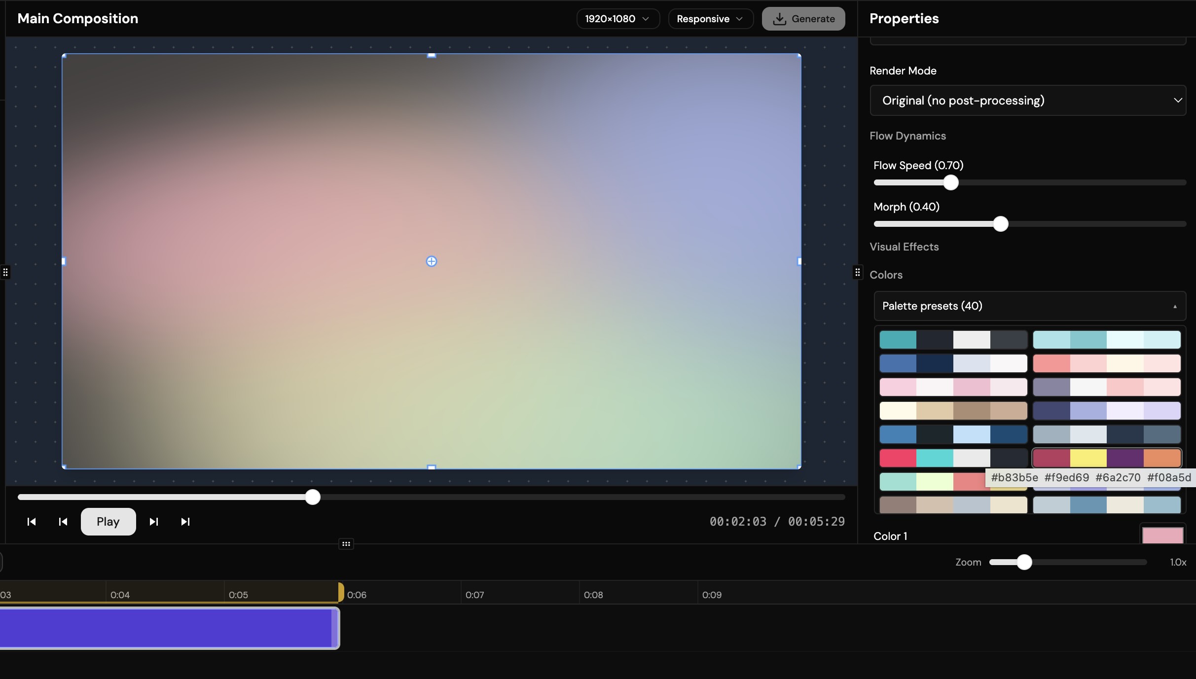 Screenshot · custom WGSL editor
